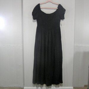 ALEXIA ADMOR Leia Black Maxi Dress XL